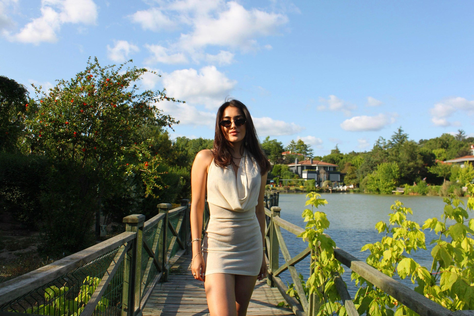 Sandy Halter Mini Dress
